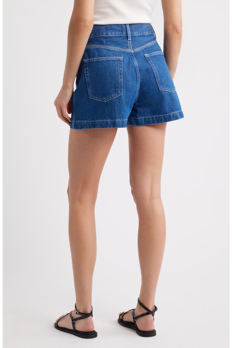 The Charm High Waist Denim Shorts, Alternate, color, GRAPHIC