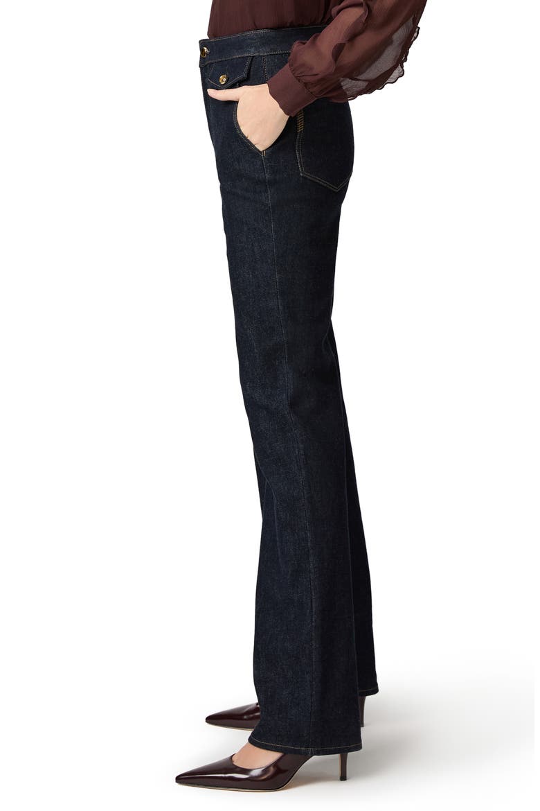 Stevie High Waist Straight Leg Trouser Jeans, Alternate, color, ANDES