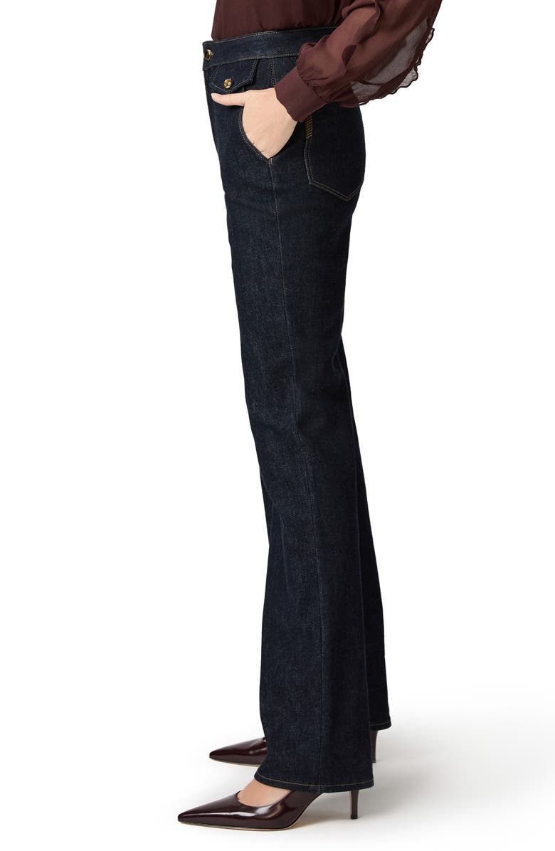 PAIGE Stevie High Waist Straight Leg Trouser Jeans, Alternate, color,