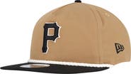 New Era Men's New Era Khaki/Black Pittsburgh Pirates Golfer Snapback Hat