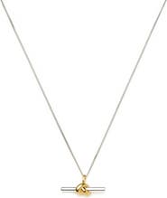 Missoma x Lucy Williams T-Bar Knot Pendant Necklace