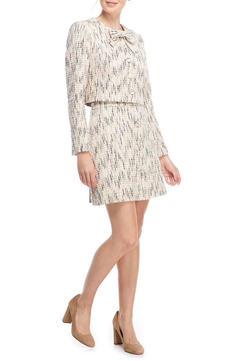 Gal Meets Glam Collection Paige Tweed Jacket, Alternate, color, 