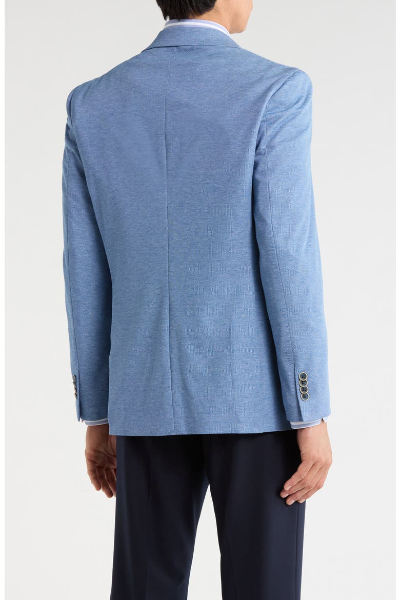Slim Fit Stretch Knit Sport Coat, Alternate, color, BLUE