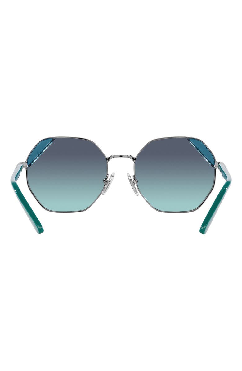 VOGUE 55mm Gradient Irregular Sunglasses, Alternate, color, 
