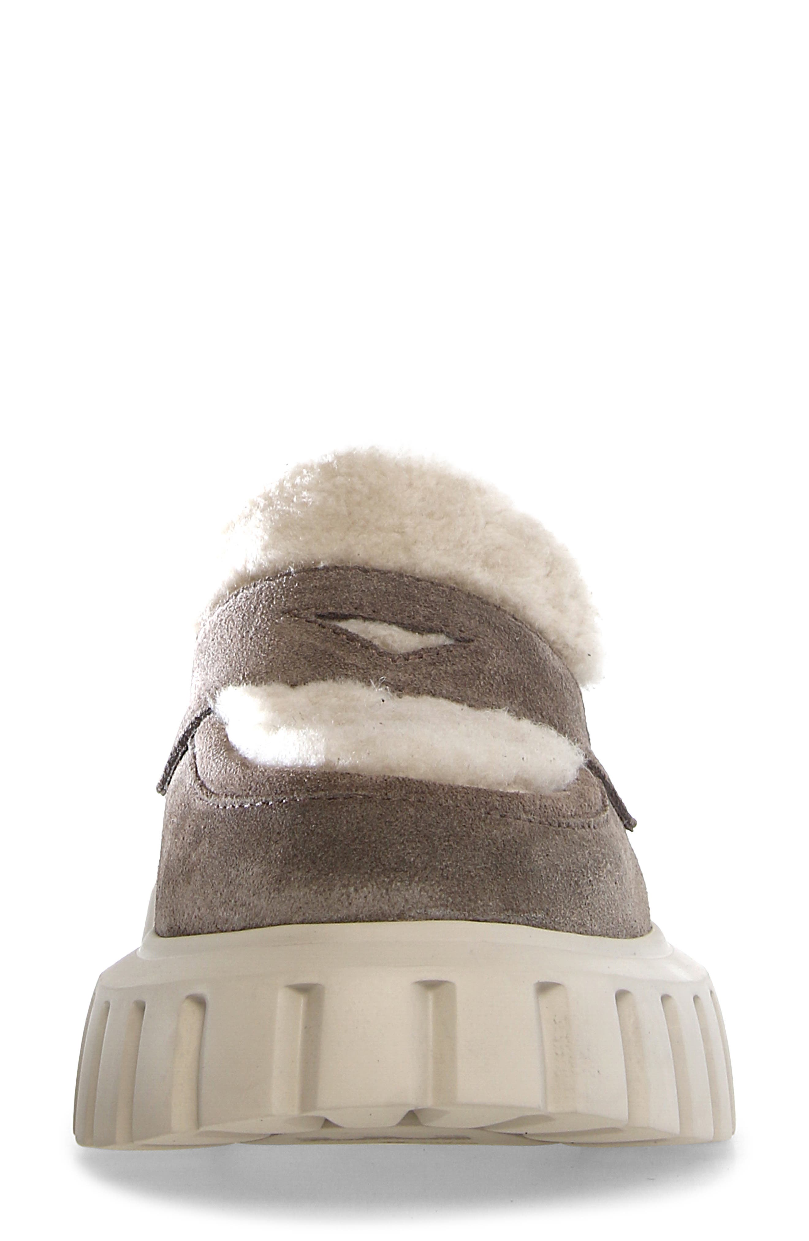 Voile Blanche Grenelle Wool Trim Platform Loafer, Alternate, color, 