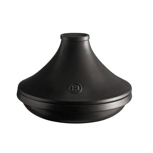 Emile Henry Delight Ceramic Tagine In Black