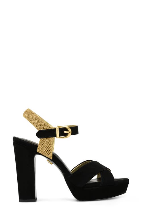 Donna Karan New York Stefania Ankle Strap Platform Sandal In Multi