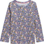 Mini Boden Kids' Pointelle Knit Long Sleeve Top