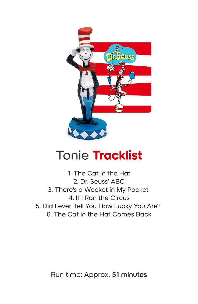 tonies 4-Pack Dr. Seuss Tonie Audio Character Bundle, Alternate, color,