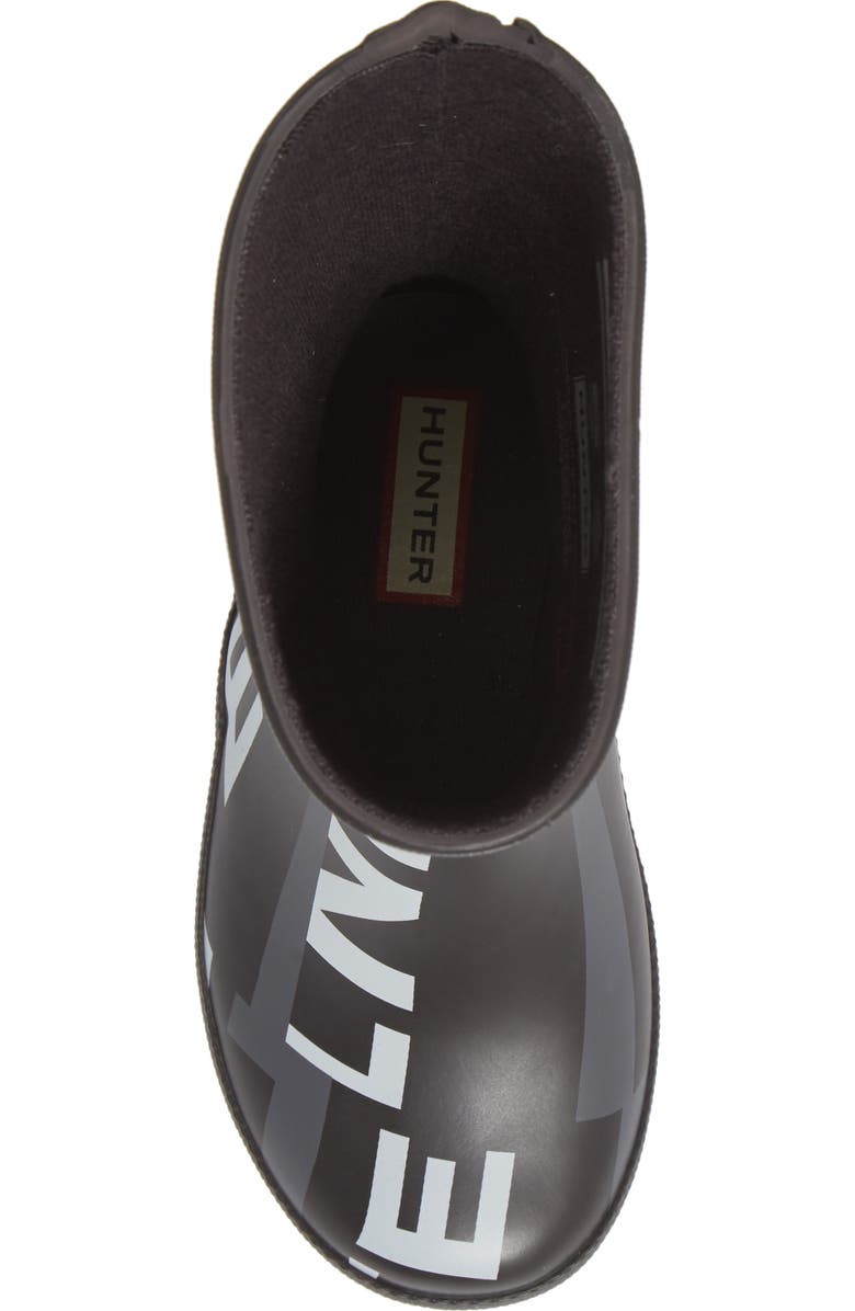 Hunter First Classic Exploded Logo Rain Boot, Alternate, color,