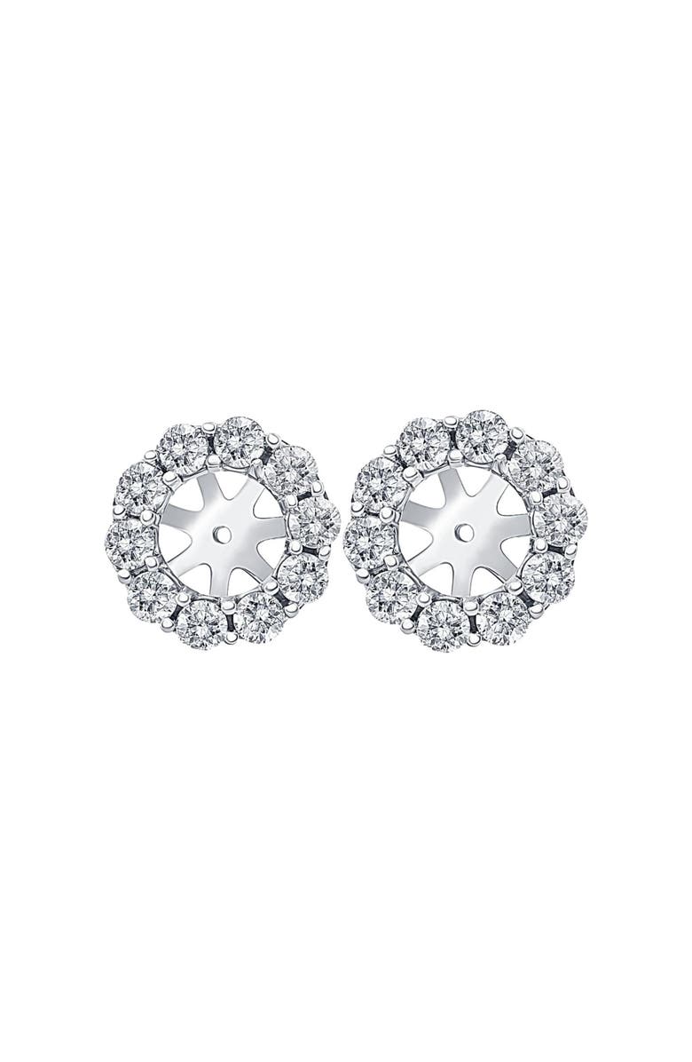 Bliss Diamond 14K Gold 1 1/2 Ct. Diamond Studs Earring Jackets (9mm) Lab Grown, Main, color, 