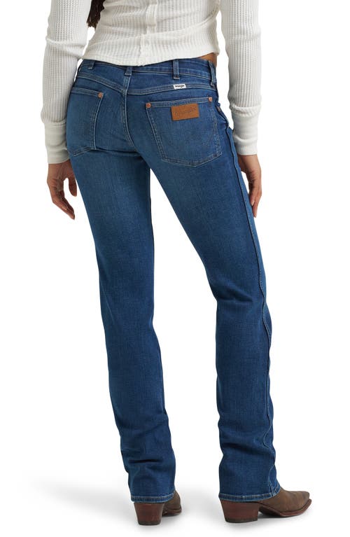Wrangler Low Rise Bootcut Jeans In Blue