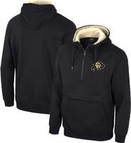 COLOSSEUM Men's Colosseum Black Colorado Buffaloes Half-Zip Hoodie