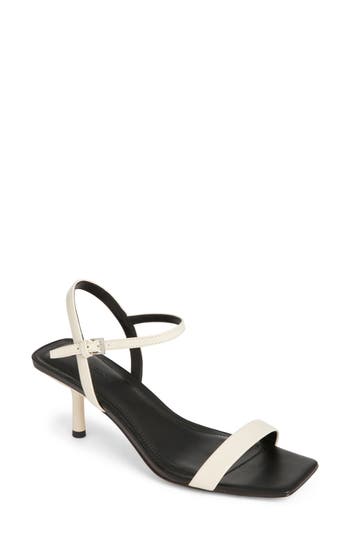 Nordstrom Sydney Ankle Strap Sandal In White