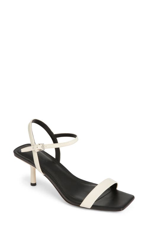 Nordstrom Sydney Ankle Strap Sandal In Ivory Vanilla
