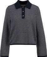 Barbour Inez Stripe Polo Sweater