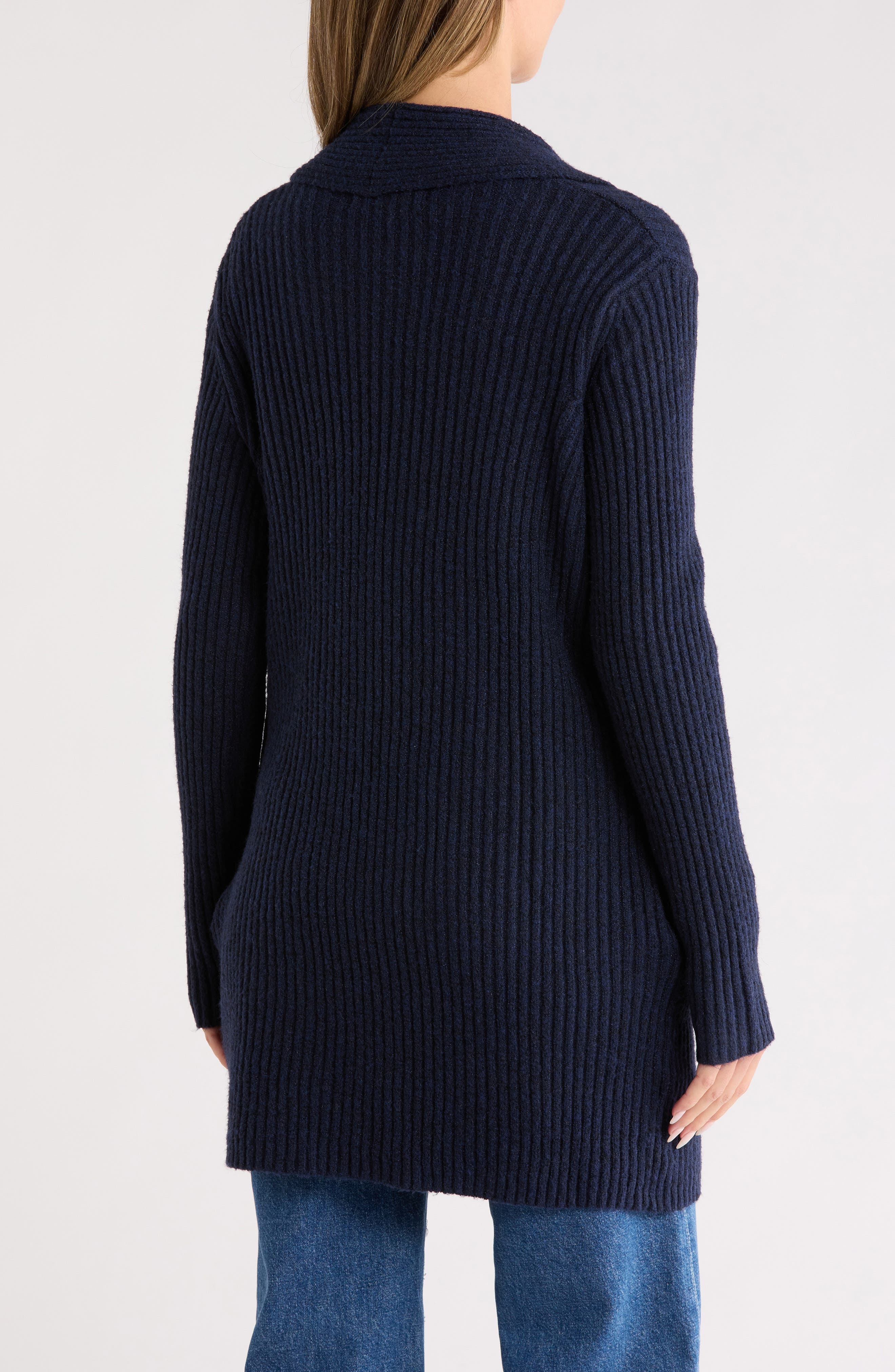 Rib Knit Sweater Cardigan - image 4