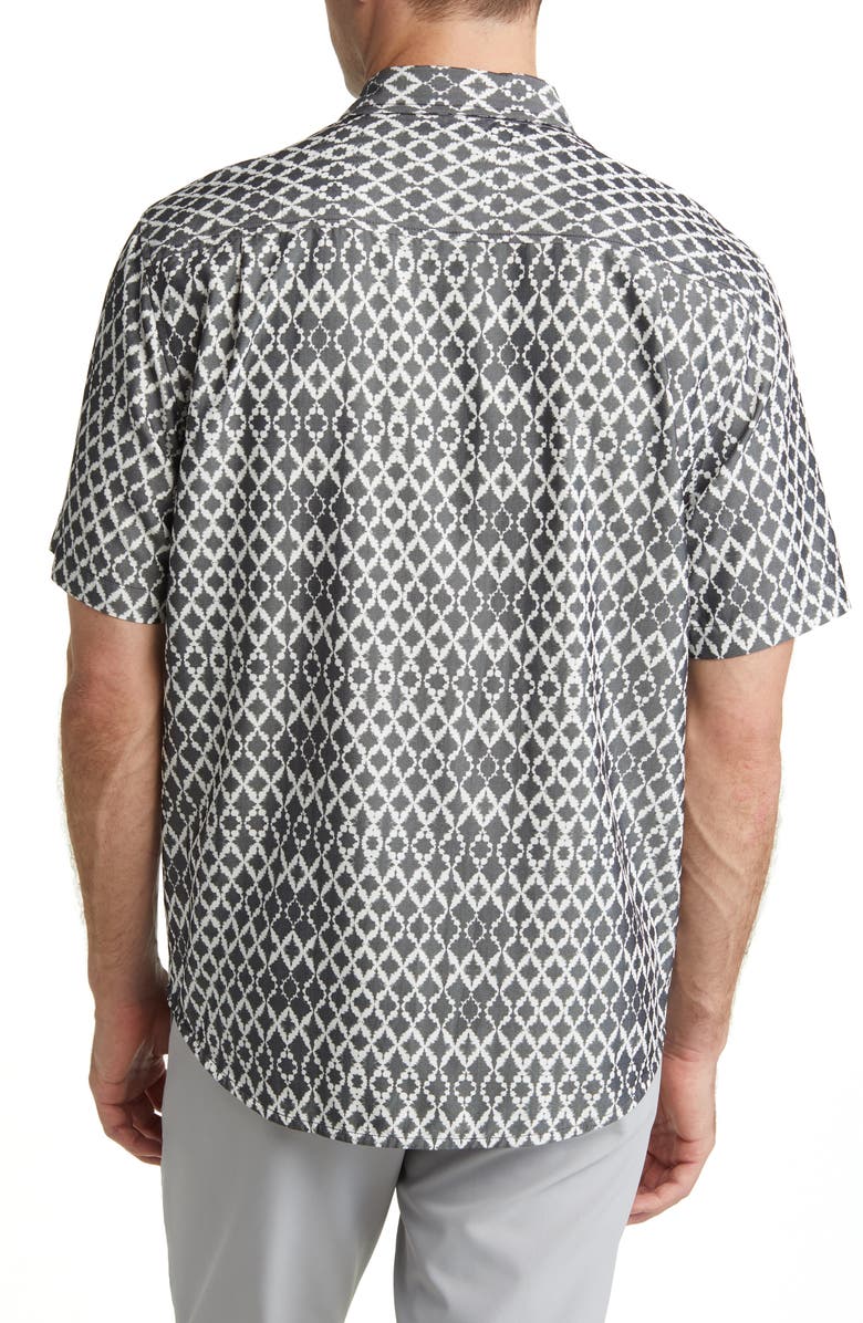 Tommy Bahama Mojito Bay Shibori Shores Short Sleeve Button-Up Shirt, Alternate, color,