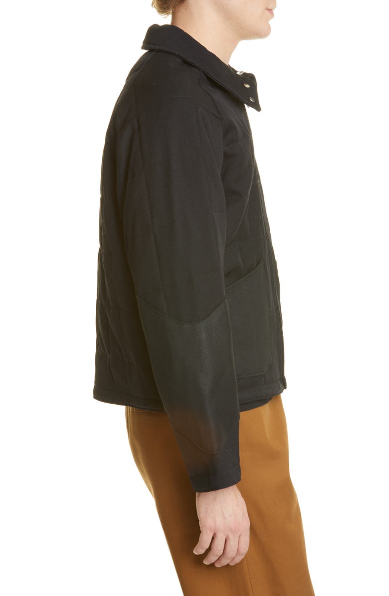 BILLY Los Angeles Quilted Wool Twill Jacket, Alternate, color,