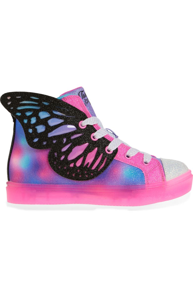 SKECHERS Kids' Twinkle Toes<sup>®</sup>: Twinkle Sparks Ice High Top Sneaker, Alternate, color,