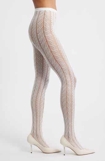 Openwork Mesh Tights