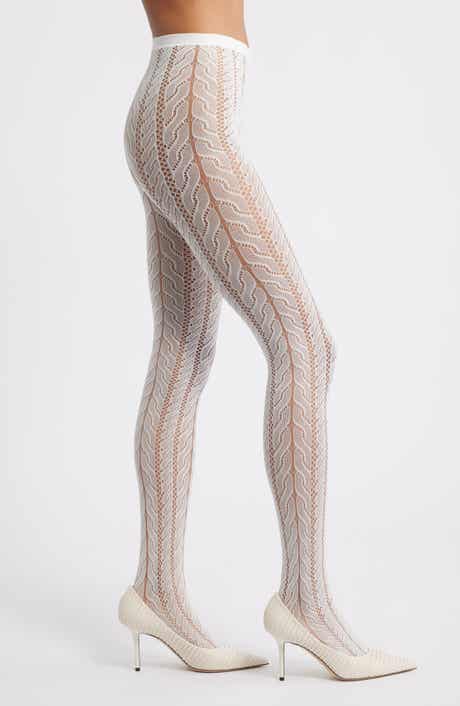 Openwork Mesh Tights