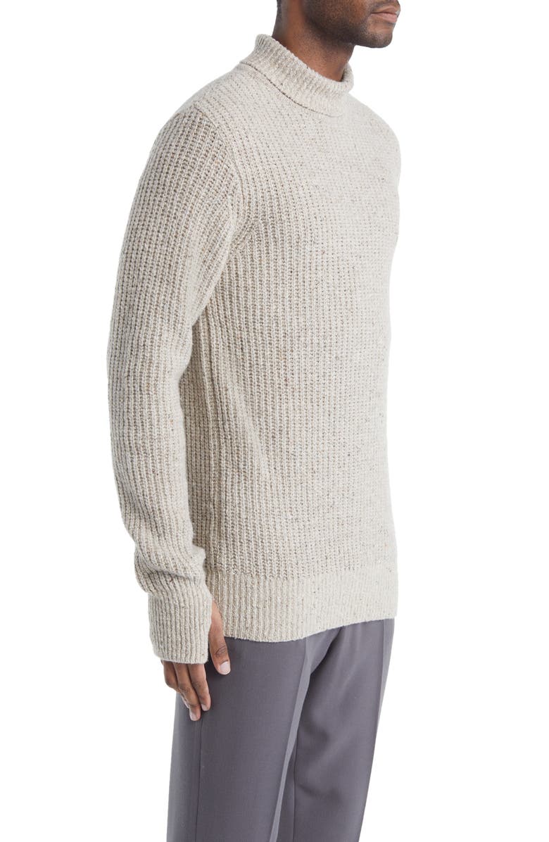 Oliver Spencer Talbot Tweed Wool Blend Turtleneck Sweater, Alternate, color, 