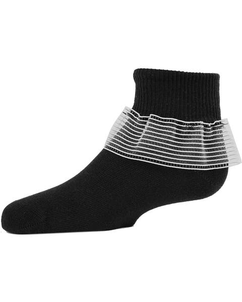 Far Out Lace Ruffle Socks