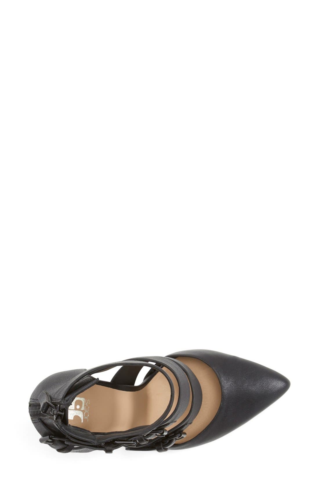 Joe's 'Giddy' Leather Pointy Toe Pump, Alternate, color, 