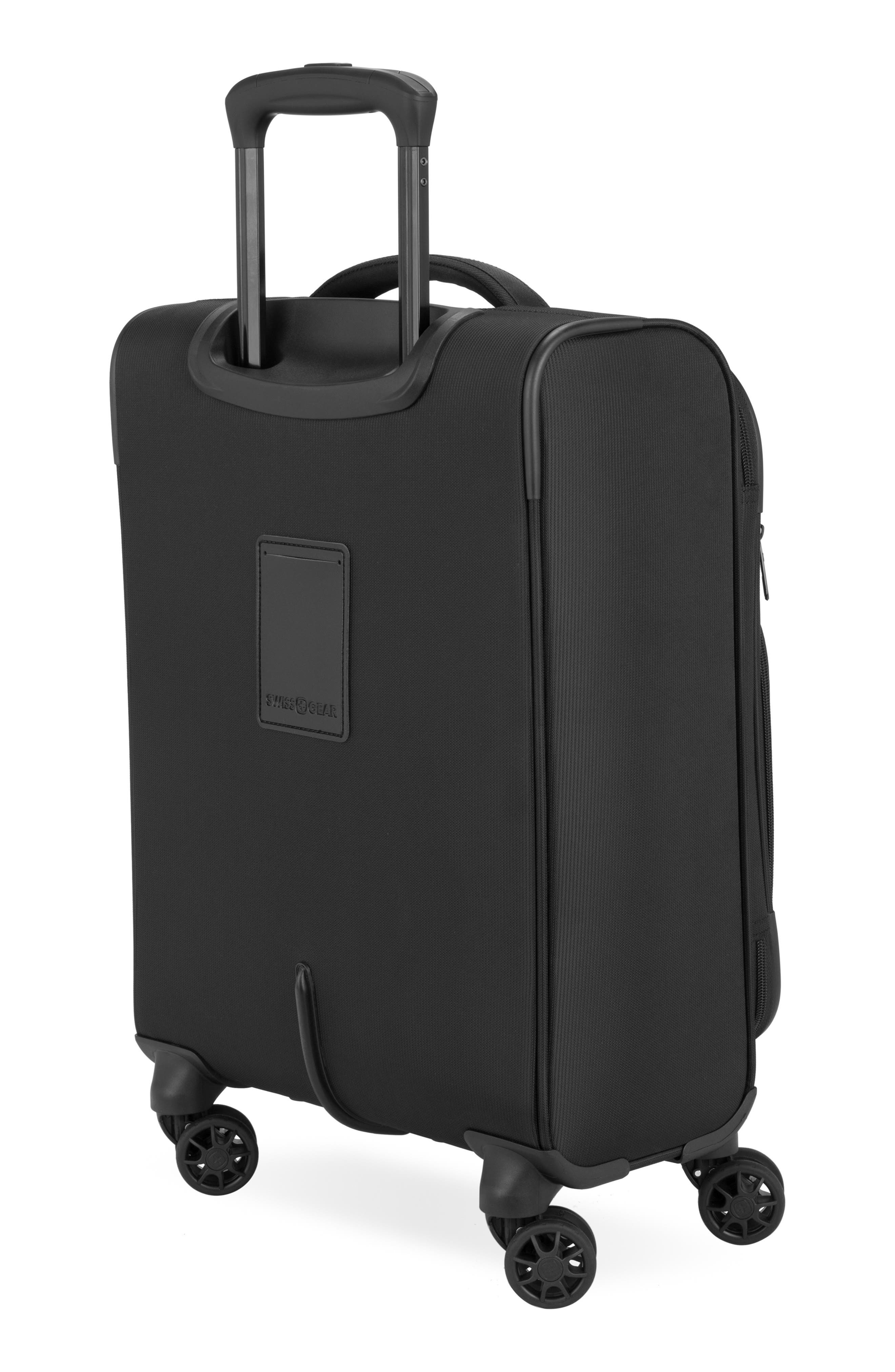 SWISSGEAR 20-Inch Softside Spinner Luggage, Alternate, color, Black
