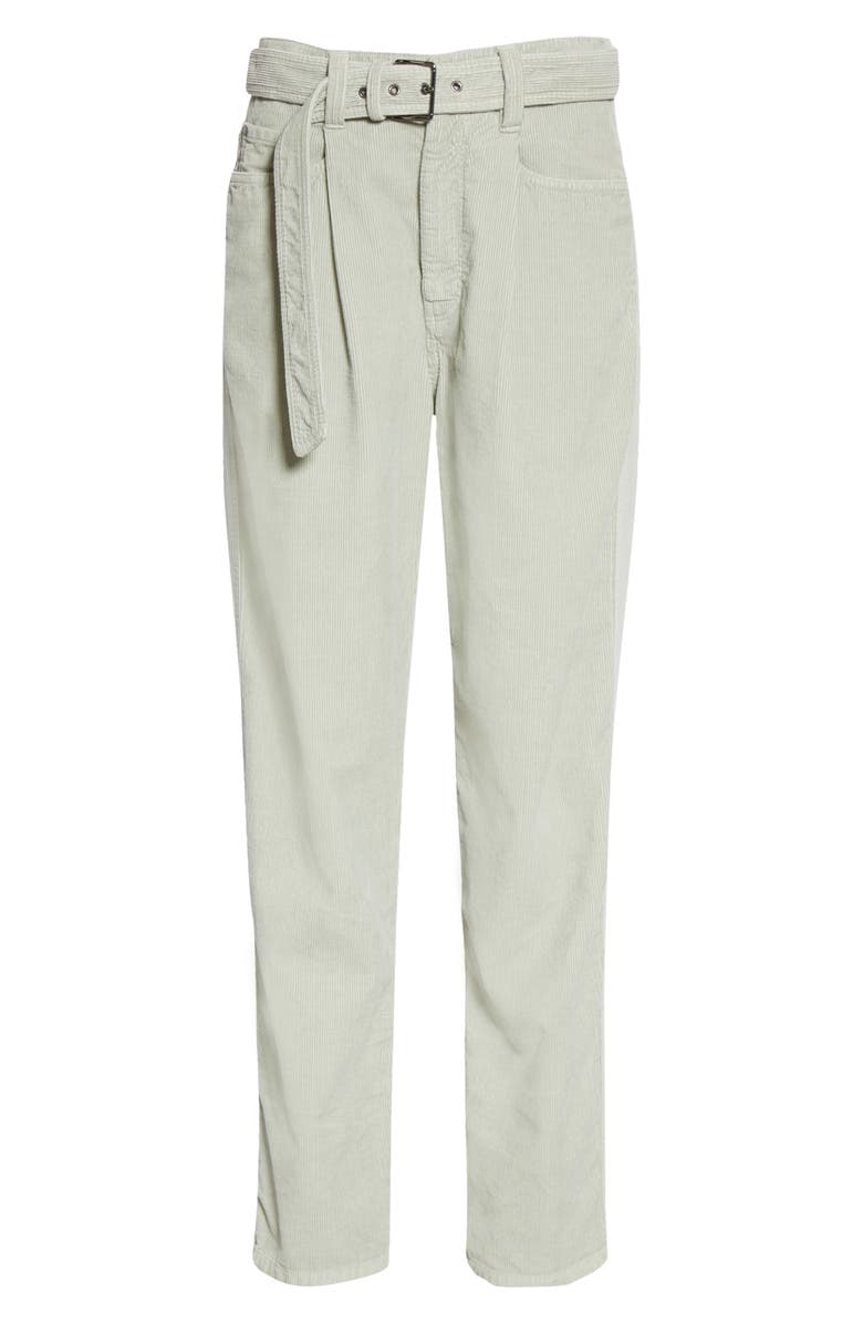Brunello Cucinelli Belted Corduroy Pants, Alternate, color,