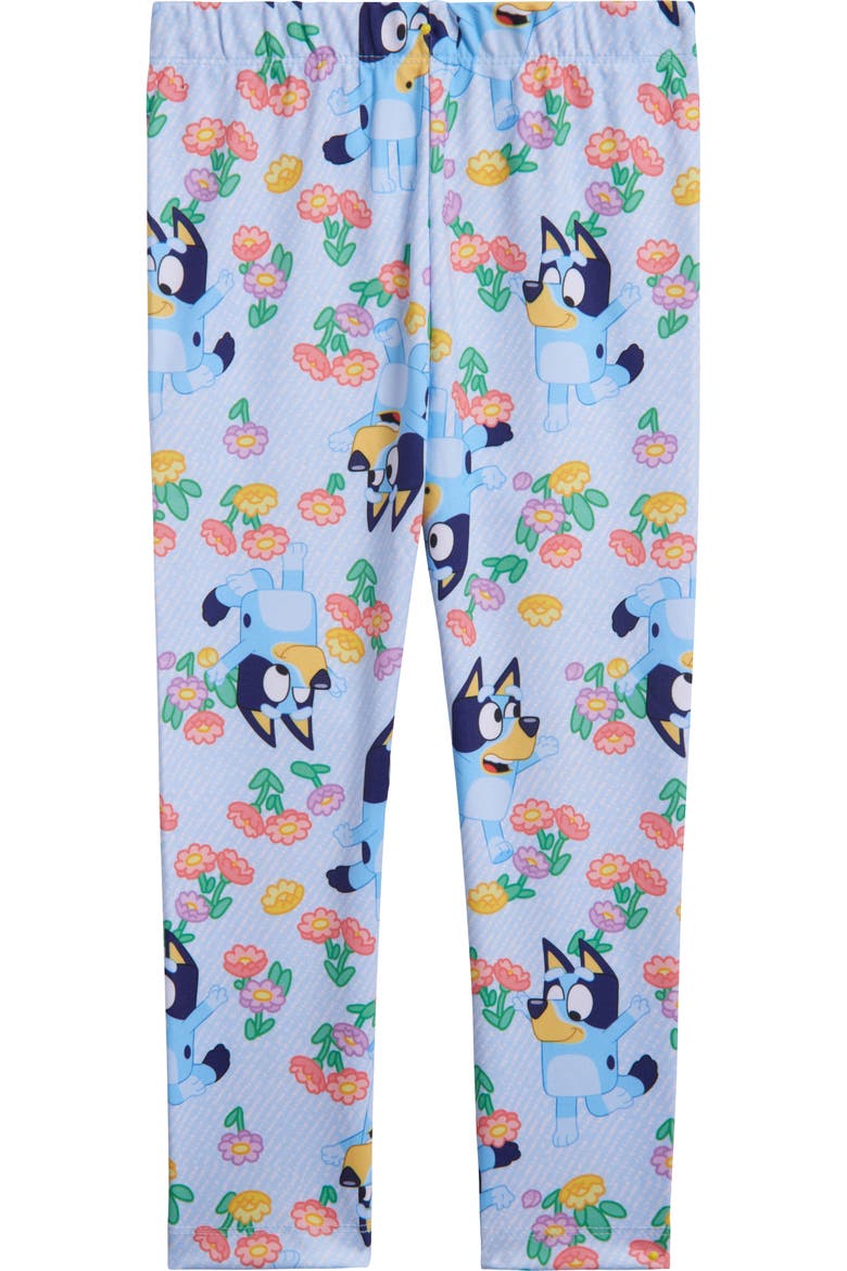 2-Piece Tee and Leggings Set, Alternate, color, Bluey Yellow Sky Blue