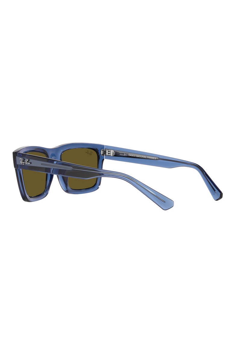 Warren 57mm Rectangular Sunglasses, Alternate, color, DARK BROWN