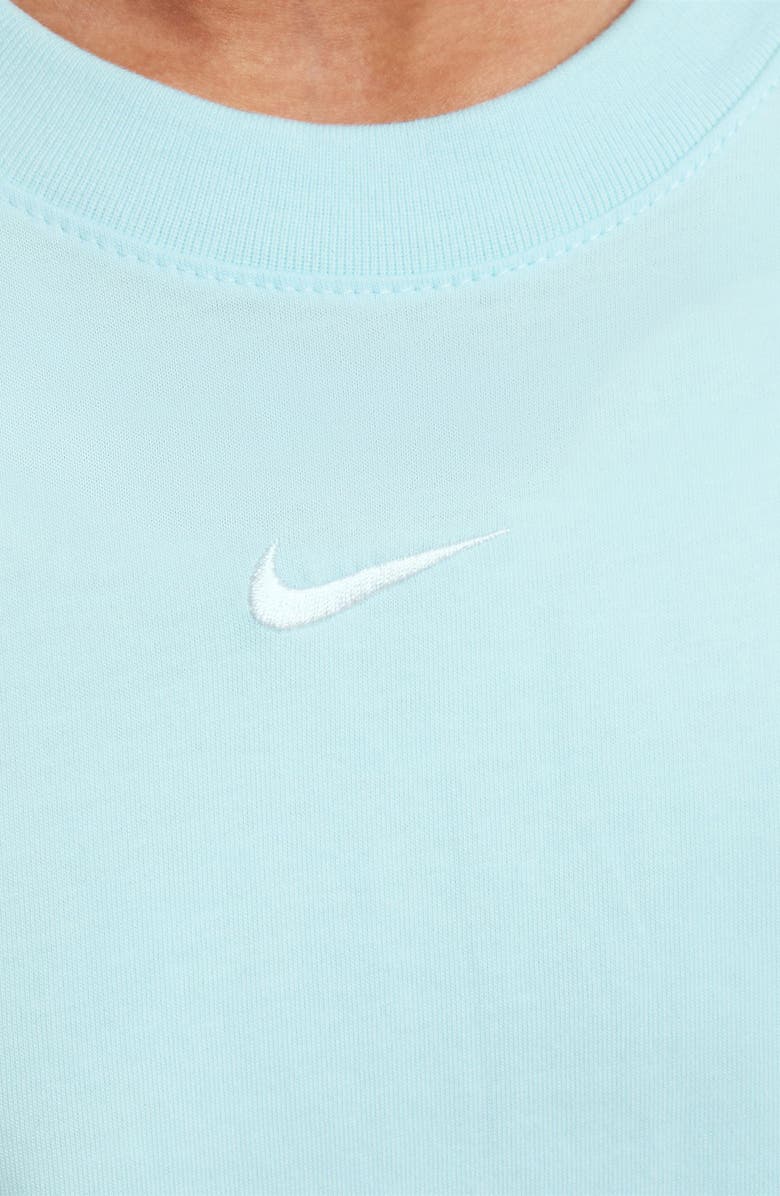 Nike Kids' Sportswear Cotton T-Shirt, Alternate, color, Glacier Blue