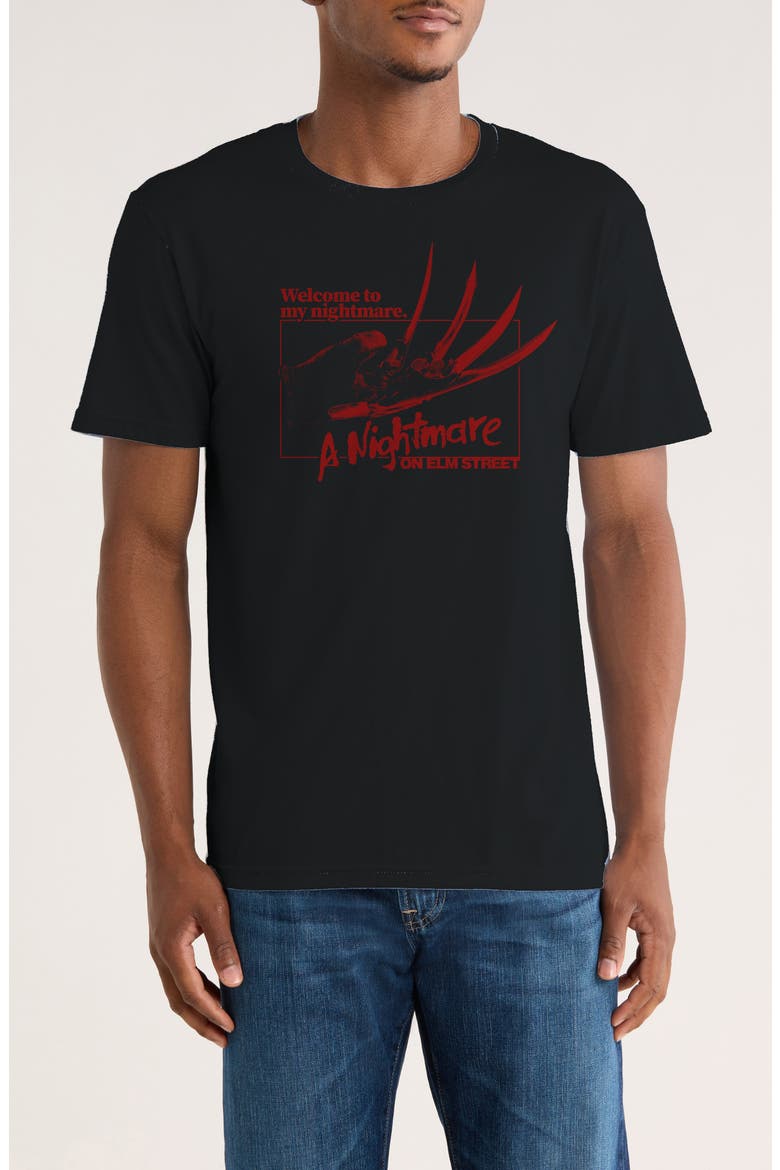 Welcome to my Nightmare Graphic T-Shirt, Main, color, BLACK