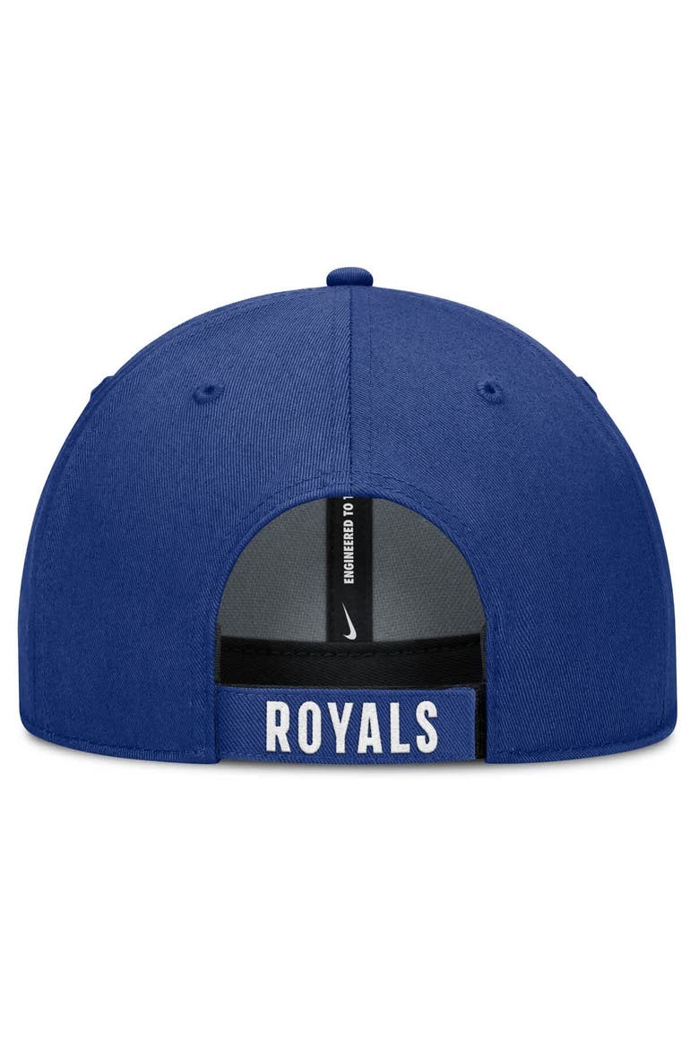 Men's Nike White/Royal Kansas City Royals Club Performance Adjustable Hat, Alternate, color, White