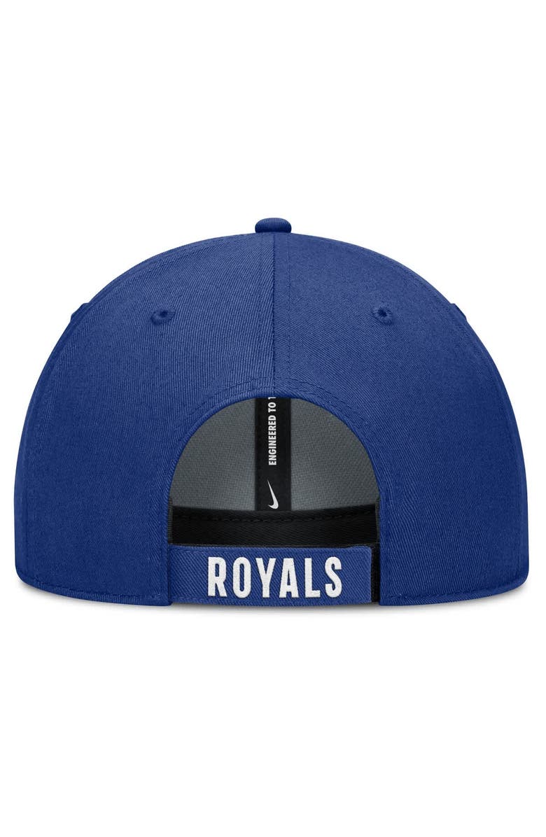 Nike Men's Nike White/Royal Kansas City Royals Club Performance Adjustable Hat, Alternate, color, White