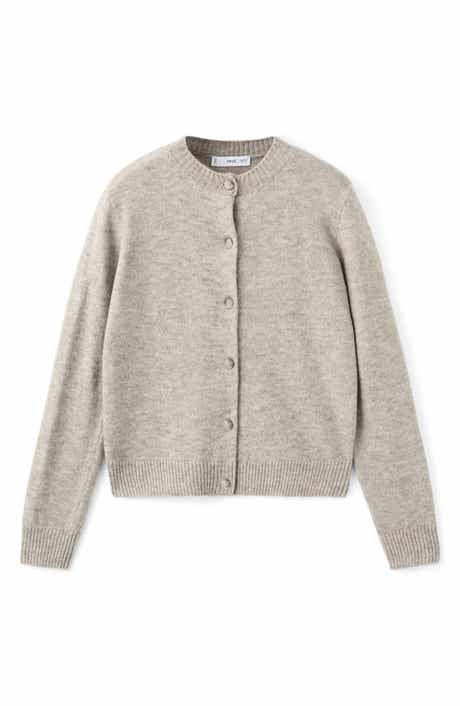 MANGO Crewneck Cardigan