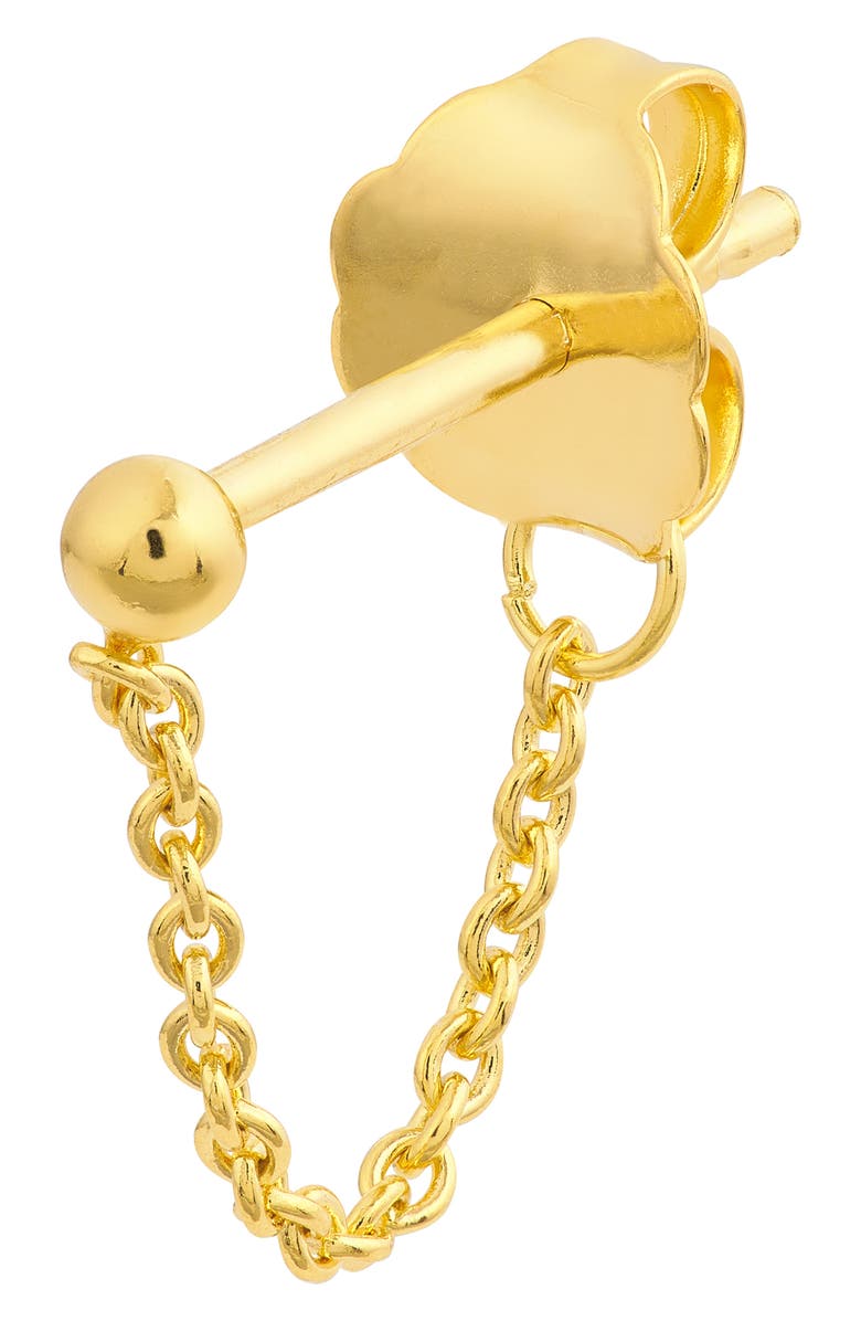 HAWLEY ST 14K Gold Cable Chain Drop Earrings, Alternate, color, 