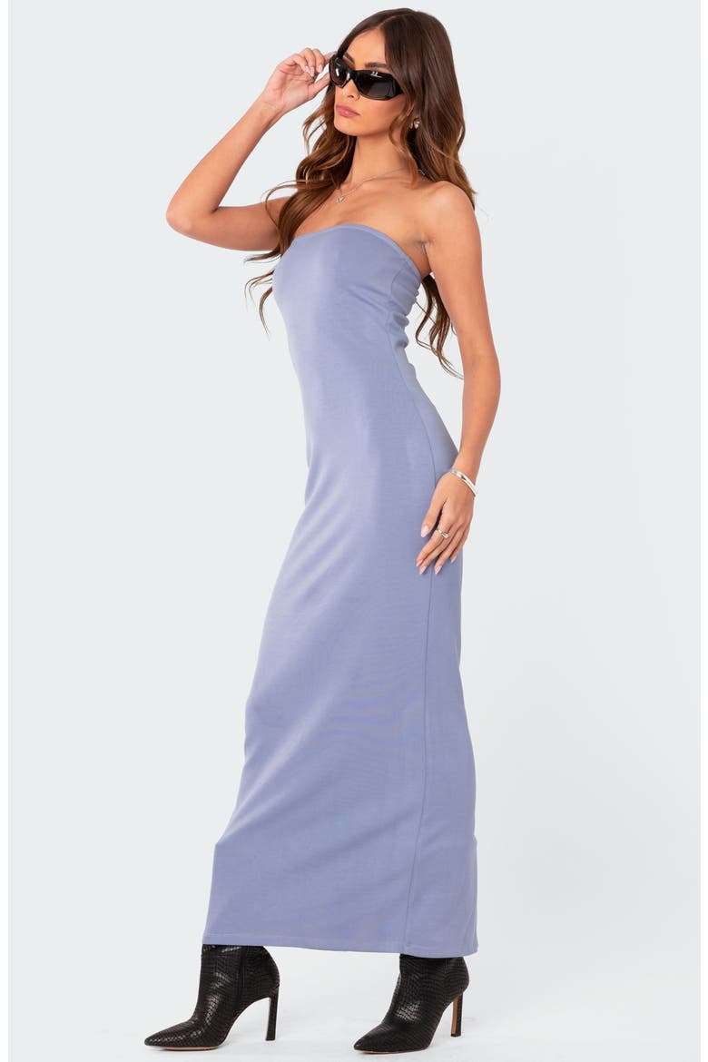 Strapless Dress, Alternate, color, BLUE