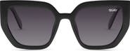 QUAY Contoured 54mm Polarized Cat Eye Sunglasses