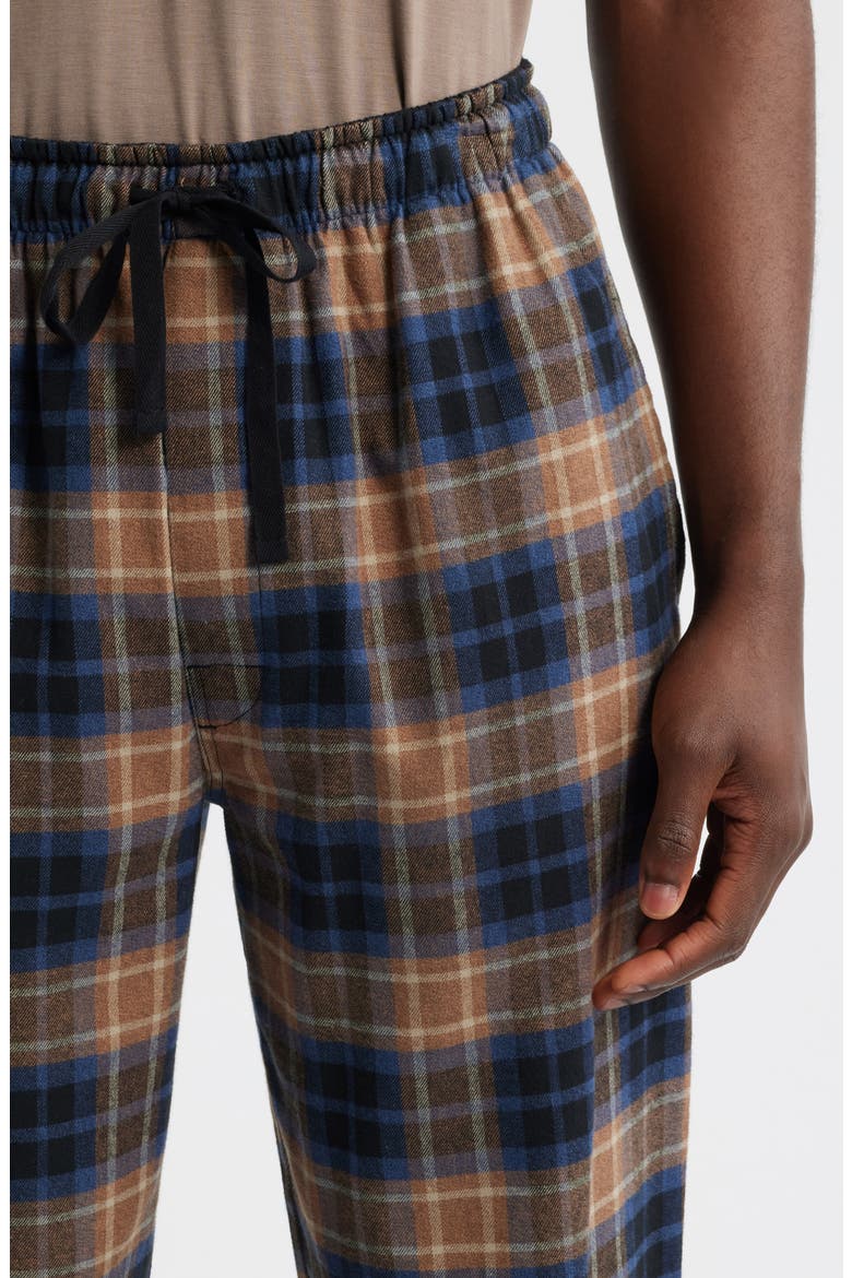 Time Out Flannel Lounge Pants, Alternate, color, SIENNA