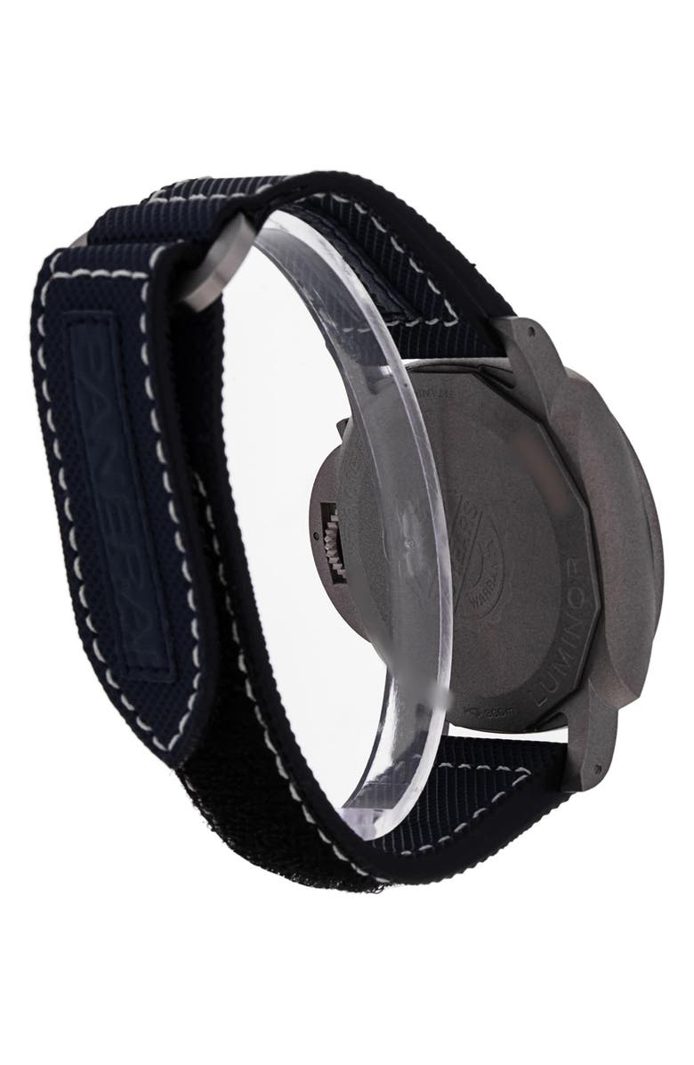 Watchfinder & Co. Panerai Preowned Luminor Marina Textile Strap Watch, 44mm, Alternate, color,