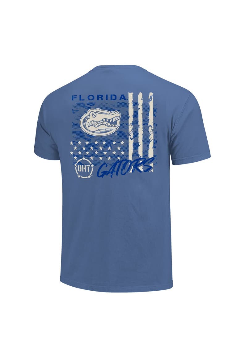 Men's  Royal Florida Gators Comfort Colors OHT Camo Overlay T-Shirt, Alternate, color, Royal
