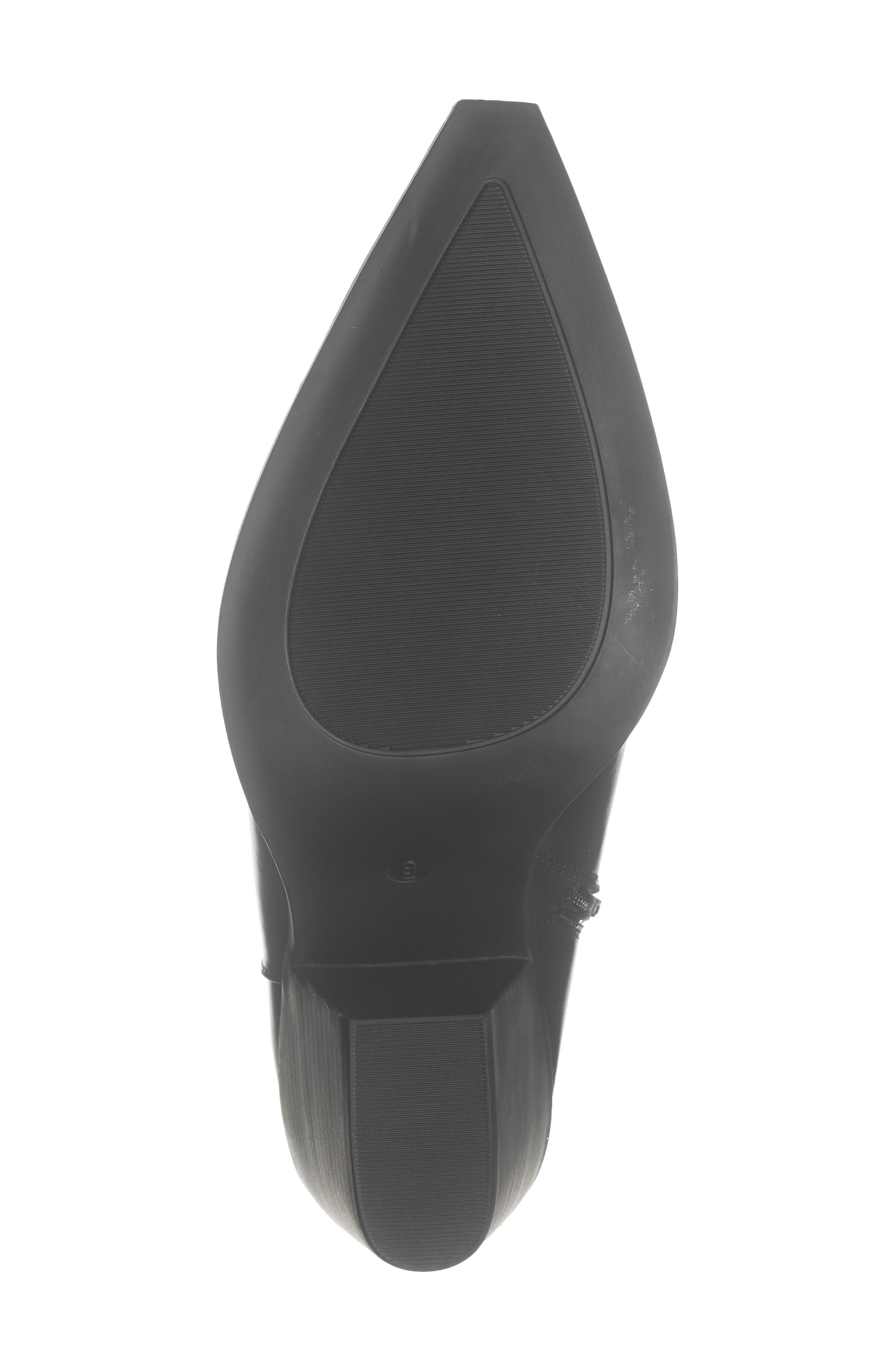 Dakota Faux Leather Western Boot, Alternate, color, BLACK
