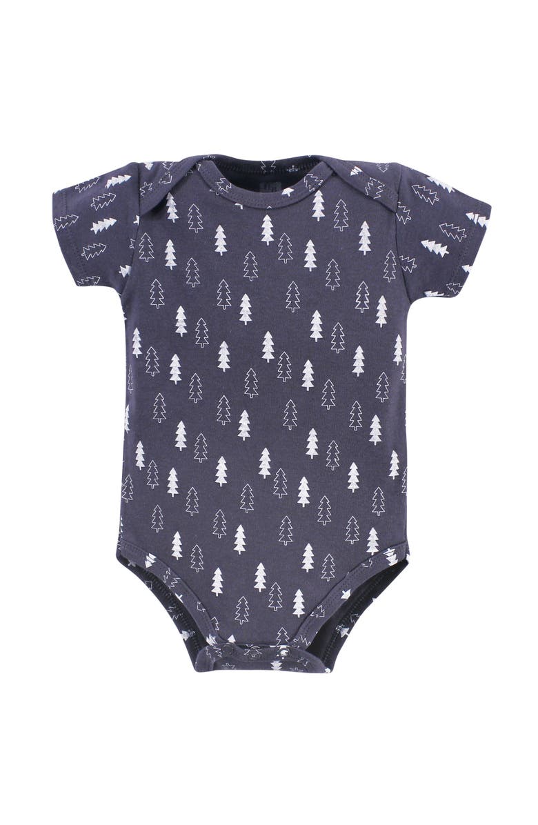 Hudson Baby Five-Piece Set of Cotton Infant All-in-One Bodysuits, Alternate, color, Baby Bear