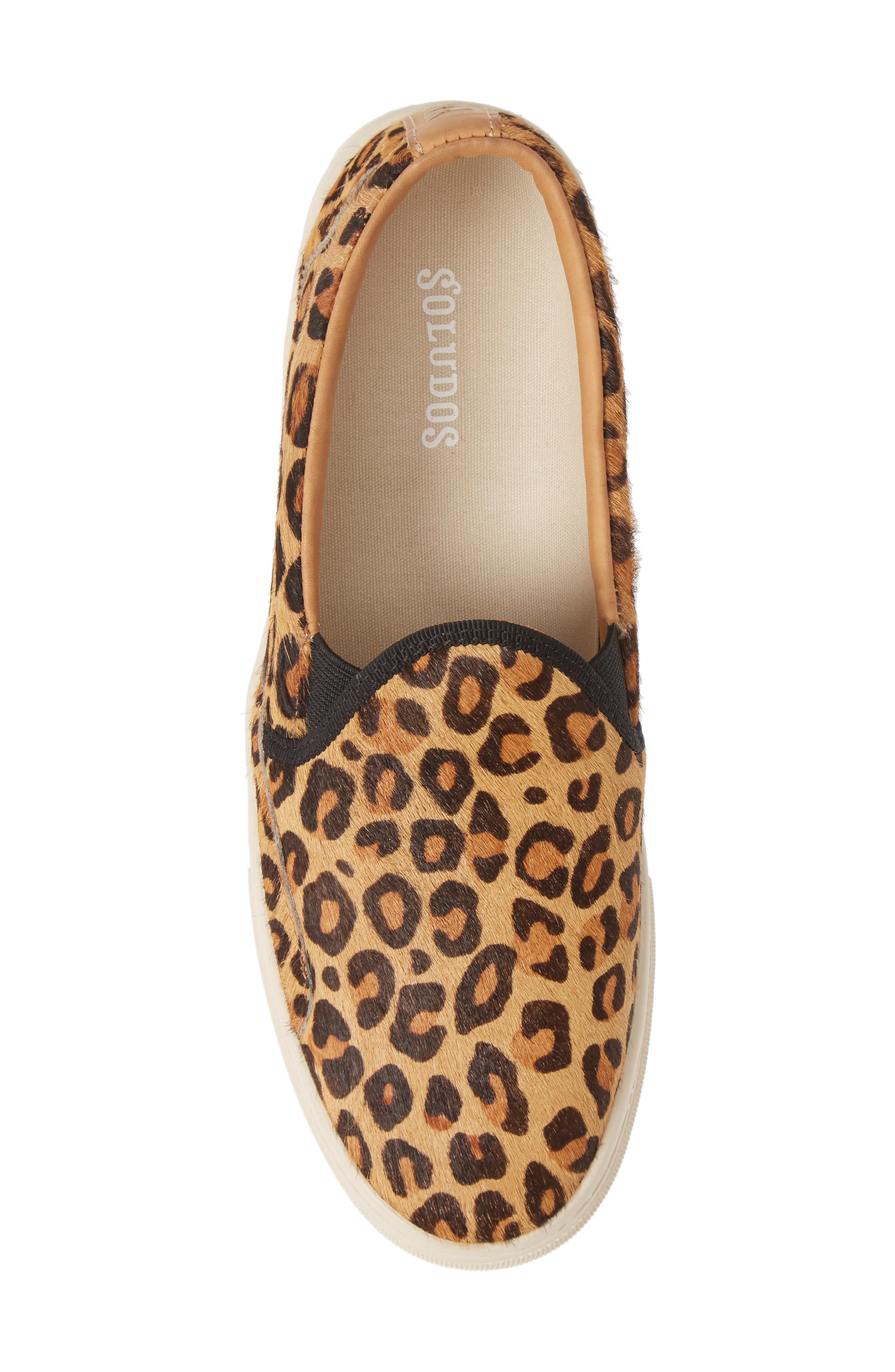 Soludos Bondi Genuine Calf Hair Slip-On Sneaker, Alternate, color, 