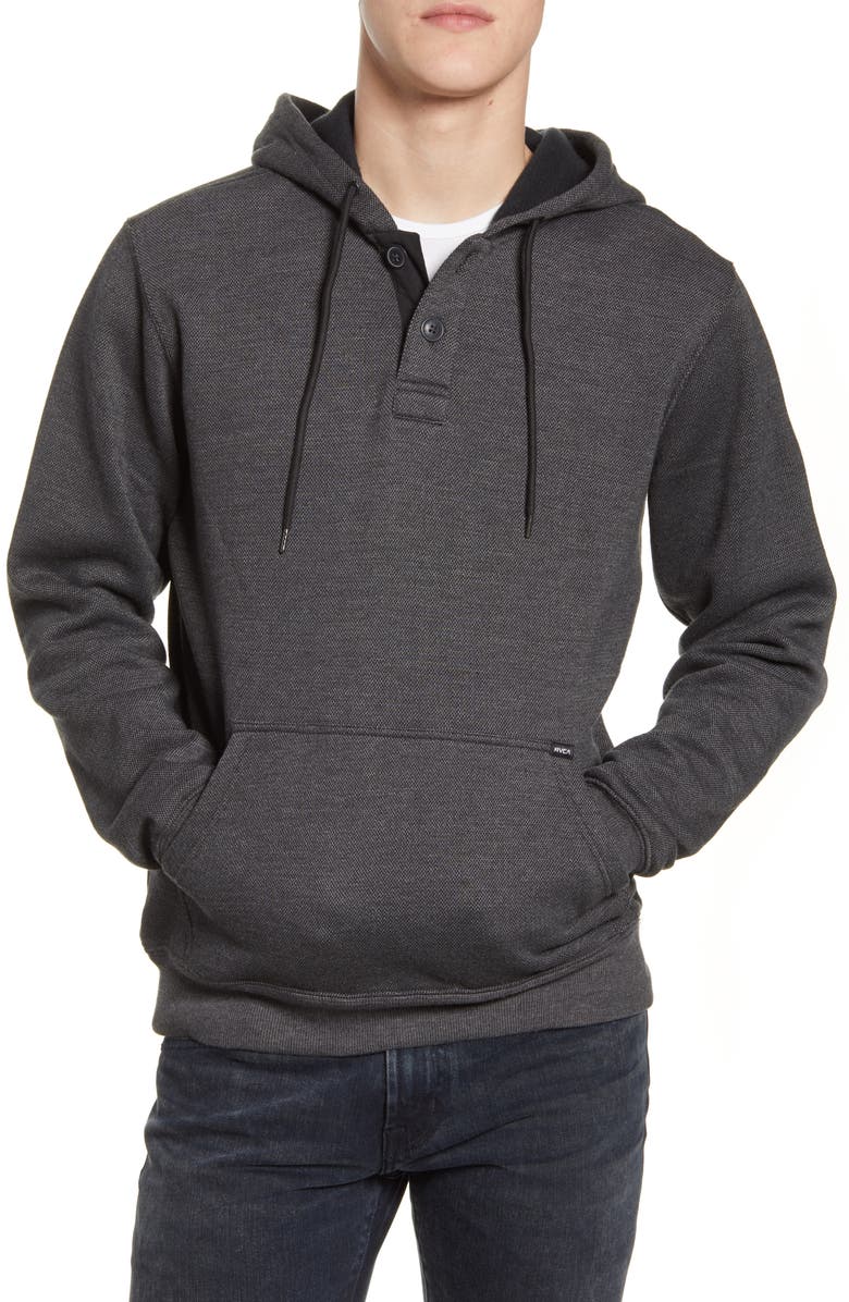 RVCA Vista Hooded Fleece Sweatshirt, Main, color,