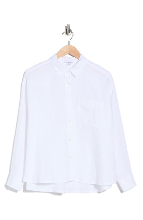 Linen Button-Up Shirt