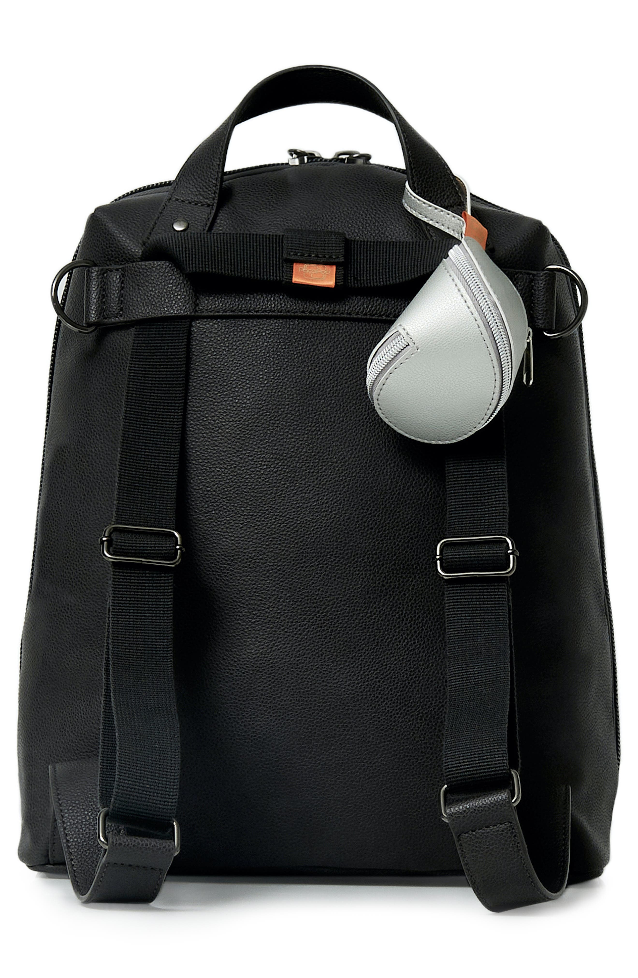 PacaPod Hartland Faux Leather Convertible Diaper Backpack, Alternate, color, 